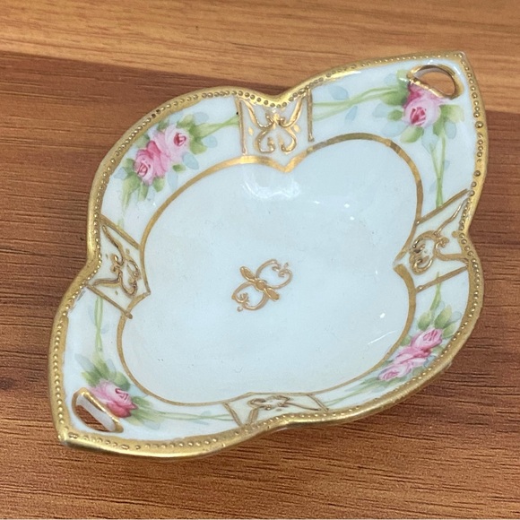 Set of 6 Vintage MORIMURA Nippon Moriage Handpainted Nut Dish Sauce Dip Dishes - Picture 5 of 16